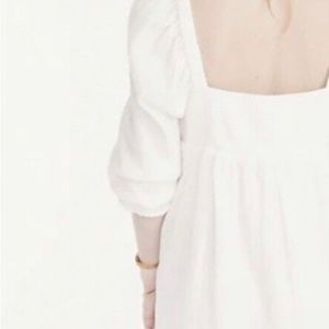 J. Crew Gauze Dress White LT